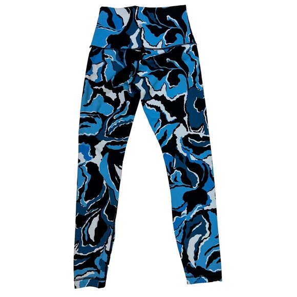 Lululemon Wunder Under High Rise Yoga Pants Leggings Beach Blanket Blue Ice sz 6 - Picture 4 of 10